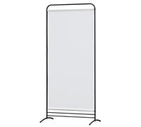 Angel Living Paravent 1 Panneaux de Chambre Séparateur de Panneaux Indépendant Paroi de Séparation Murale Séparation Visuelle pour Bureaux, Chambre à Coucher,Jardin Extérieur, 81 x 180cm (Blanc)