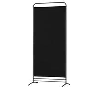 Angel Living Paravent 1 Panneaux Diviseurs de Chambre Séparateur de Panneaux Indépendant Paroi de Séparation Murale Séparation Visuelle pour Bureaux, Chambre à Coucher, 180 x 81cm(Noir)