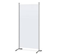 Angel Living Paravent 1 Panneaux Diviseurs de Chambre Séparateur de Panneaux Indépendant Paroi de Séparation Murale Séparation Visuelle pour Bureaux, Chambre à Coucher, 81 x 180cm (Blanc)