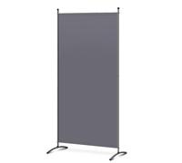 Angel Living Paravent 1 Panneaux Diviseurs de Chambre Séparateur de Panneaux Indépendant Paroi de Séparation Murale Séparation Visuelle pour Bureaux, Chambre à Coucher (Gris, 81 x 180 cm)