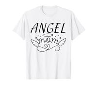 Angel Mom Forever Loved Never Forgotten Memorial T-Shirt