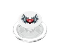 Angel Number 111 Cœur et Ailes d'ange Numéro Spirituel PopSockets PopGrip pour MagSafe