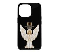 Angel Number 1111 Spiritualité Angélique Vitrail Art Coque pour iPhone 13 Pro