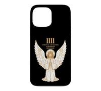 Angel Number 1111 Spiritualité Angélique Vitrail Art Coque pour iPhone 13 Pro Max