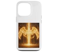 Angel of Eternal Fire Celestial Guardian Light Cadeau Design Coque pour iPhone 13 Pro