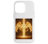Angel of Eternal Fire Celestial Guardian Light Cadeau Design Coque pour iPhone 14 Pro Max