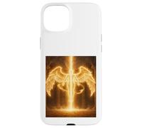 Angel of Eternal Fire Celestial Guardian Light Cadeau Design Coque pour iPhone 15 Plus