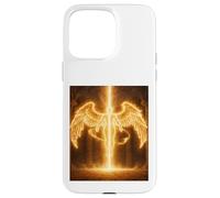 Angel of Eternal Fire Celestial Guardian Light Cadeau Design Coque pour iPhone 15 Pro Max