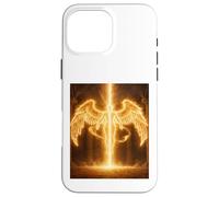Angel of Eternal Fire Celestial Guardian Light Cadeau Design Coque pour iPhone 16 Pro Max