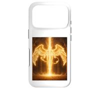 Angel of Eternal Fire Celestial Guardian Light Cadeau Design Coque pour iPhone 17 Pro