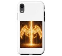 Angel of Eternal Fire Celestial Guardian Light Cadeau Design Coque pour iPhone XR