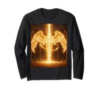 Angel of Eternal Fire Celestial Guardian Light Cadeau Design Manche Longue
