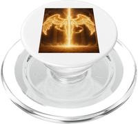 Angel of Eternal Fire Celestial Guardian Light Cadeau Design PopSockets PopGrip pour MagSafe