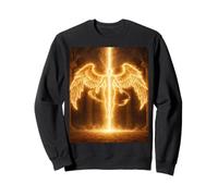 Angel of Eternal Fire Celestial Guardian Light Cadeau Design Sweatshirt