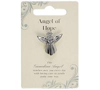 Angel of Hope Broche ange argentée avec pierre précieuse Idée cadeau sentimentale