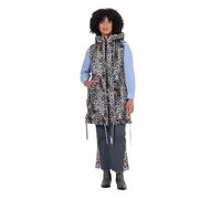 Angel of Style Femme Gilet | Grandes tailles, Plus Size, Gilet matelassé long. Rubans léopard. Coupe Regular Fit 843634