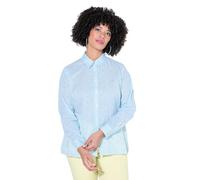 Angel of Style Femme Grandes Tailles Chemisier Coupe Loose Fit à Rayures, Broderie Pastel Blanc Neige 44 849314200-42