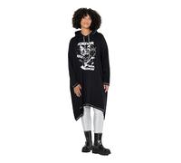 Angel of Style Femme Grandes Tailles Robe en Maille, Jupe Motif Chats, Coupe évasée Noir 58+ 845294100-58+