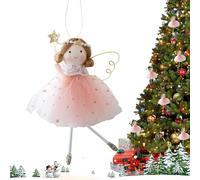 Angel Ornaments, Winter Hangable Decorations, Christmas Pendant Decor, Christmas Tree Accent, Cute Holiday Accents, Ideal for Wall Window Mantel Party Birthday Celebration, 4.33x5.51 inches