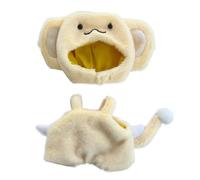 Angel Playful Monkey Landau de poupée - Vêtements tendance - Pour poupée de 17 cm - Tissu doux - Accessoire mignon - Jaune - 16 x 6 cm