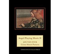 Angel Playing Music II: Jan van Eyck Cross Stitch Pattern