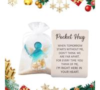 Angel Pocket | Souvenir motivant et réconfortant - Cartes de motivation pour adolescents, adultes, étudiants, collègues, employés, diplômés, Noël, maison, voyage, travail, réunions, études d'affaires