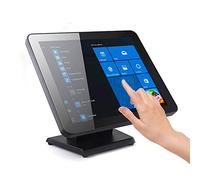 Angel POS capacitif de 43,2 cm à rétroéclairage LED multi-touch Monitor, True Flat Design d'une seule pièce, écran tactile, entrée VGA et HDMI, idéal pour bureau, vente, vente au détail, restaurant, bar, salle de sport, entrepôt, aucun pilote requis