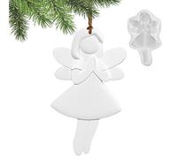 Angel Silicone Casting - DIY Plaster Pendant for Holiday Decorations | Flexible Non Stick Silicone with Detailed Design, Creative Craft Tool for Art Teachers Hobbyists Party Planners