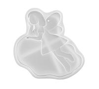 Angel Silicone Casting - DIY Plaster Pendant for Holiday Decorations | Flexible Non Stick Silicone with Detailed Design, Creative Craft Tool for Art Teachers Hobbyists Party Planners