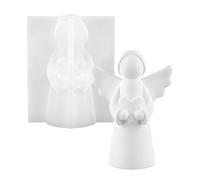 Angel Silicone Mold - Casting Resin Moulds | Artistic Craft Supplies with Intricate Shapes & Creative DIY Tools for Party Planners, Art Teachers, Holiday Enthusiasts and Jewelry Maker Workshops