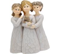 Angel Sisters Figurine Memorial Friendship Resin Decorative 3 Girl Angel Statue Ornament for Home Desktop Decor