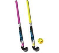 Angel Sports Hockeyset colle avec 2 De 33 Pouces Jaune G