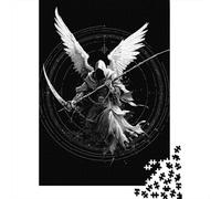 Angel Warrior Art Print -1 Puzzle 1000 Pièces Educa Jouet en Bois Cadeau Unique De l'art De La Décoration Jeu Éducatif Challenge Toy pour Adultes Et Enfants À Partir De 12 Ans 70x50cm/1000pcs