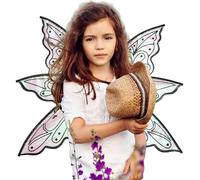 Angel Wing Glitter - Set Wing Costume, Fairy Star | Elfwings Girls Cladding, Party Cosplay pour 9 groupes d'âge