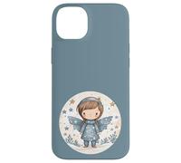Angel with Wings for Women and Kids Cute Winter Wonderland Coque pour iPhone 14 Plus