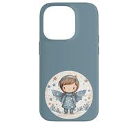 Angel with Wings for Women and Kids Cute Winter Wonderland Coque pour iPhone 14 Pro