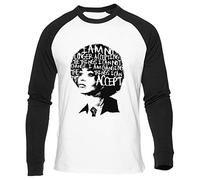 Angela Davis m'a Dit Il Meilleur T-Shirt De Baseball Homme Femme Unisexe Blanc Coton Organique Men's Women's Unisex White