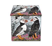 Angela Harding: Fair Isle Puffins Memo Box with Drawer