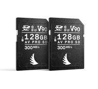 Angelbird AV Pro Lot de 2 Cartes mémoire SD MK2 128 Go UHS-II V90 U3 Classe 10 pour Nikon