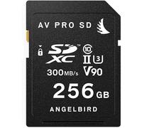 Angelbird Technologies Av Pro SD V90 Mémoire Flash 256 Go microSDXC Classe 10 Uhs-Ii - Mémoires Flash (256 Go, microSDXC, Classe 10, Uhs-Ii, 300 Mo/S, Noir)