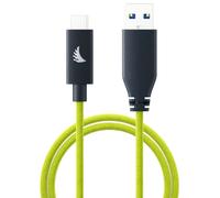 Angelbird Câble USB-A vers USB-C 3.2 Solid Flex – 10 Go/s – 32 cm Lime