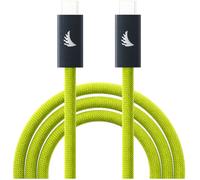 Angelbird USB-C 3.2 Solid Flex™ Tether Cable Lime - 14,8 ft / 4,5 m - Fonctionnalités complètes - pour transfert de données jusqu’à 20 Go/s, charge rapide et sortie vidéo haute résolution