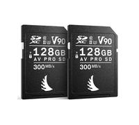 Angelbird AV Pro Lot de 2 Cartes mémoire SD MK2 128 Go UHS-II V90 U3 Classe 10 pour Nikon