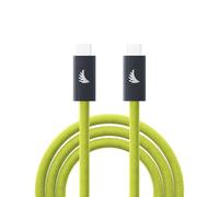 Angelbird USB-C 3.2 Solid Flex™ Tether Cable Lime - 14,8 ft / 4,5 m - Fonctionnalités complètes - pour transfert de données jusqu’à 20 Go/s, charge rapide et sortie vidéo haute résolution