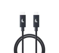 Angelbird USB-C 4.0 Solid Flex™ Cable Blue Gray - 1 ft / 32 cm - Fonctionnalités complètes - pour transfert de données jusqu’à 40 Go/s, charge rapide et sortie vidéo haute résolution