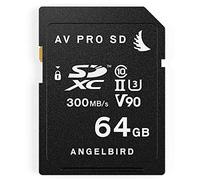 Angelbird V90 Lot de 2 Cartes SDXC 64 Go Classe 10 UHS-II UHS-Class 3 V90 Video Speed Class 3
