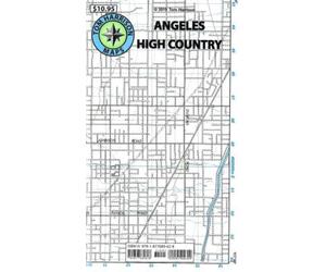 Angeles High Country Trails Map | Tom Harrison Maps