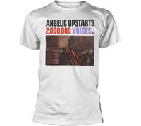 Angelic Upstarts - "2,000,000 Voices" T-shirt pour homme/femme unie PH645 (M) (Blanc)