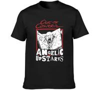 Angelic Upstarts Out of Control Black Unisex Men's Tee Manches Courtes(XX-Large)