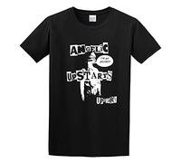 Angelic Upstarts *Punk Band Men's T-Shirt Unisex Black Cotton Hip Hop Print Tee Shirts 3XL